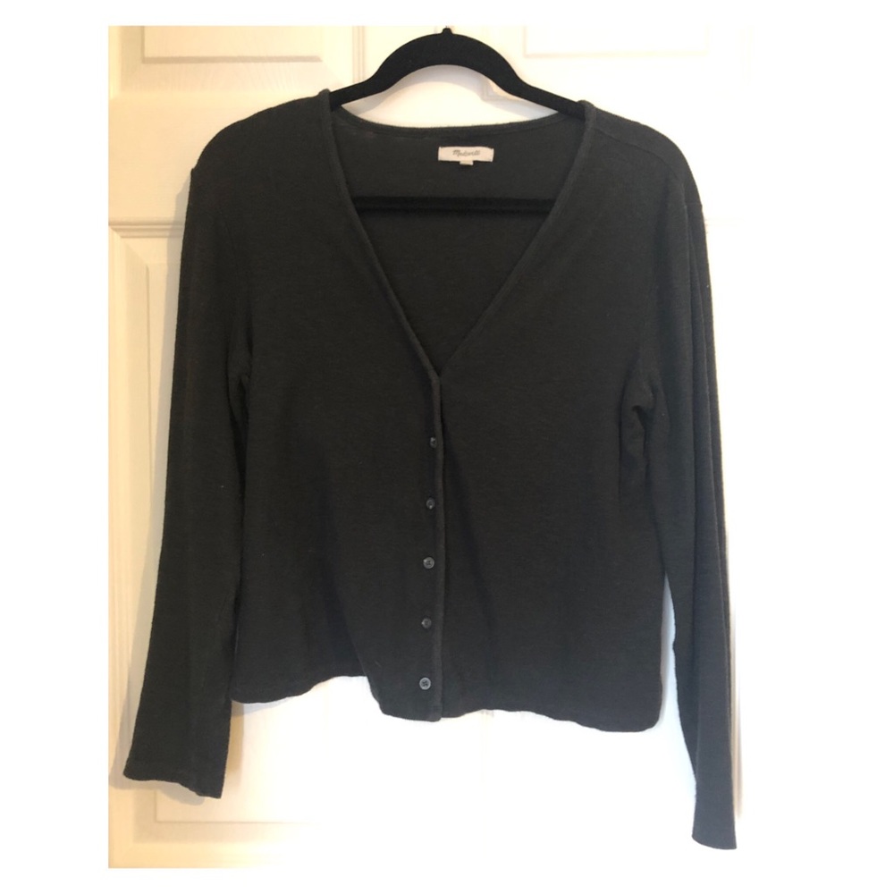 Madewell ribbed cardigan sweater